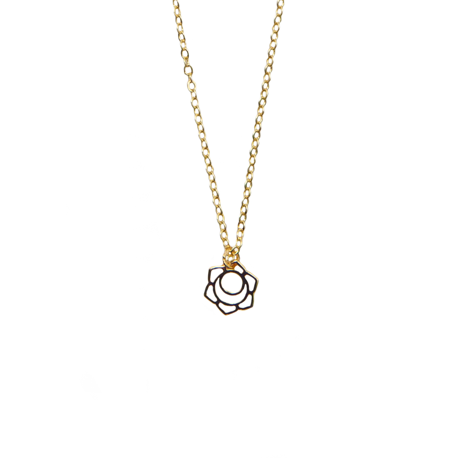 Lotus and Luna - Wholesale Pendant/Charm Necklace - Gold Sacral Chakra Necklace10