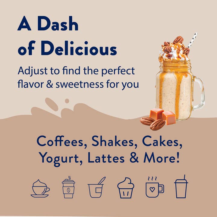 Jordan's Skinny Mixes - Wholesale Flavored Syrup - Sugar Free Caramel Pecan Syrup