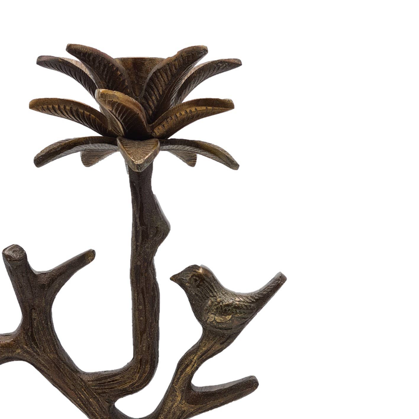 ADC Eindhoven – wholesale Candle holder – Candle Holder - Bird - Antique Brass Shiny4