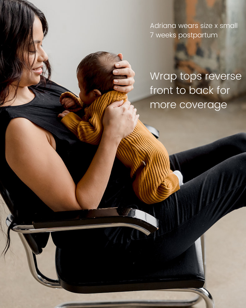 Of an Origin - Wholesale Nursing Top - Maternity - Every Way Maternity to Nursing Wrap Tank Top15