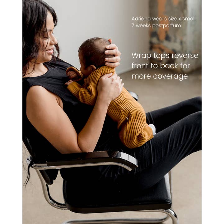 Of an Origin - Wholesale Nursing Top - Maternity - Every Way Maternity to Nursing Wrap Tank Top15