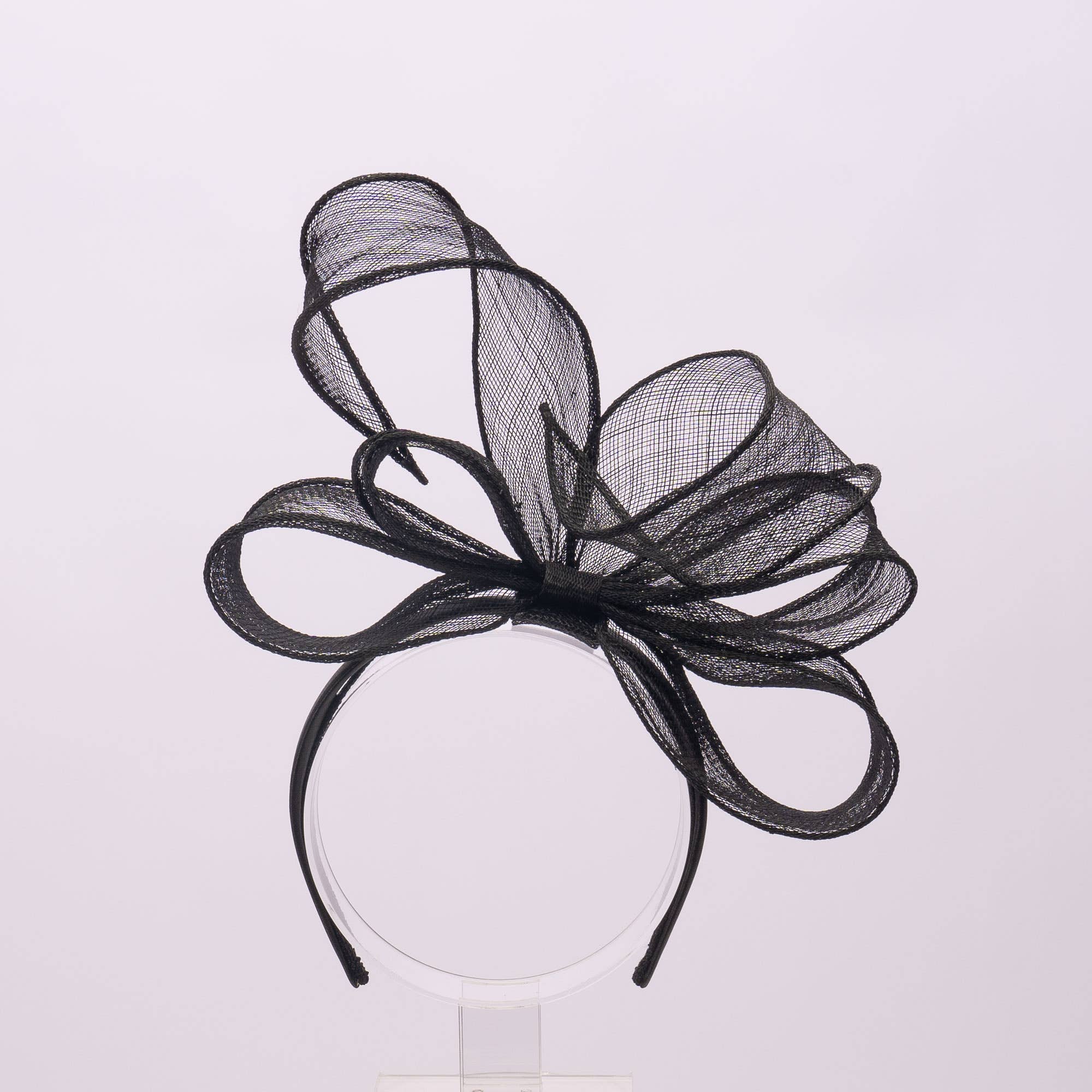 KaKyCo – wholesale Fascinator-hatt - Dam – Sinamay-loopfascinator på 2,5 cm hårband | 5938H11