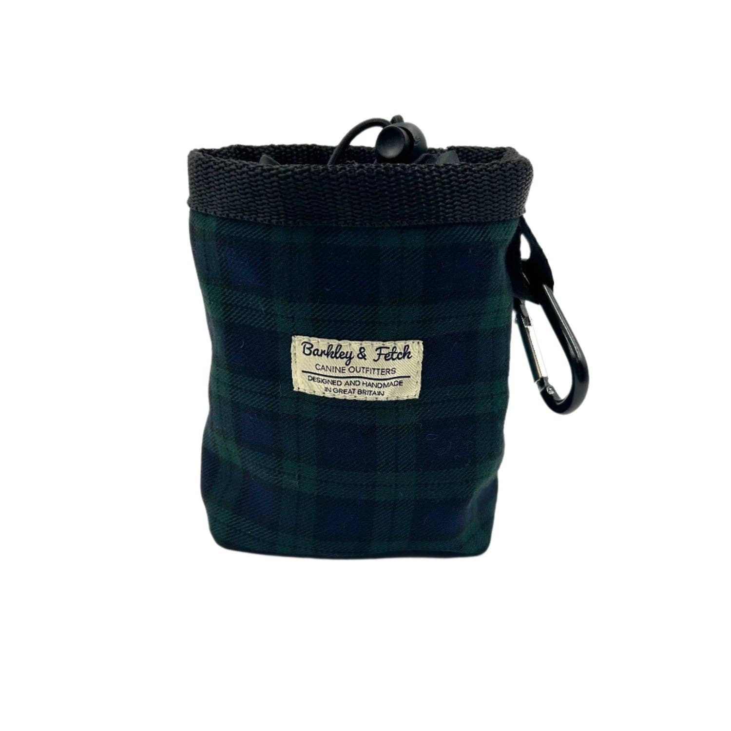 Barkley and Fetch - Vente Sac à friandises – chien - Sac à friandises en tartan Black Watch0
