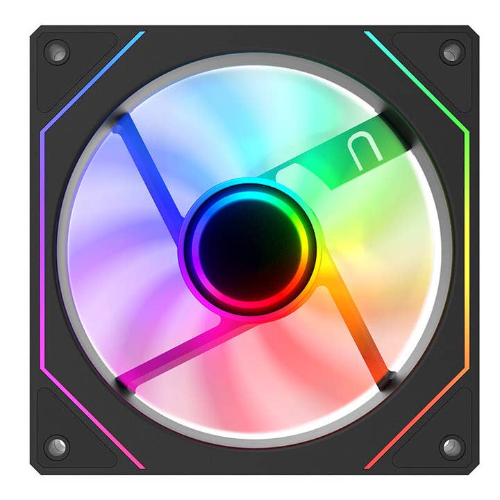 ITEK - Wholesale Speakers - INFINITY Black Case Fan - 12cm - ARGB Sync 5V 3pin - 4pin PWM - BULK5