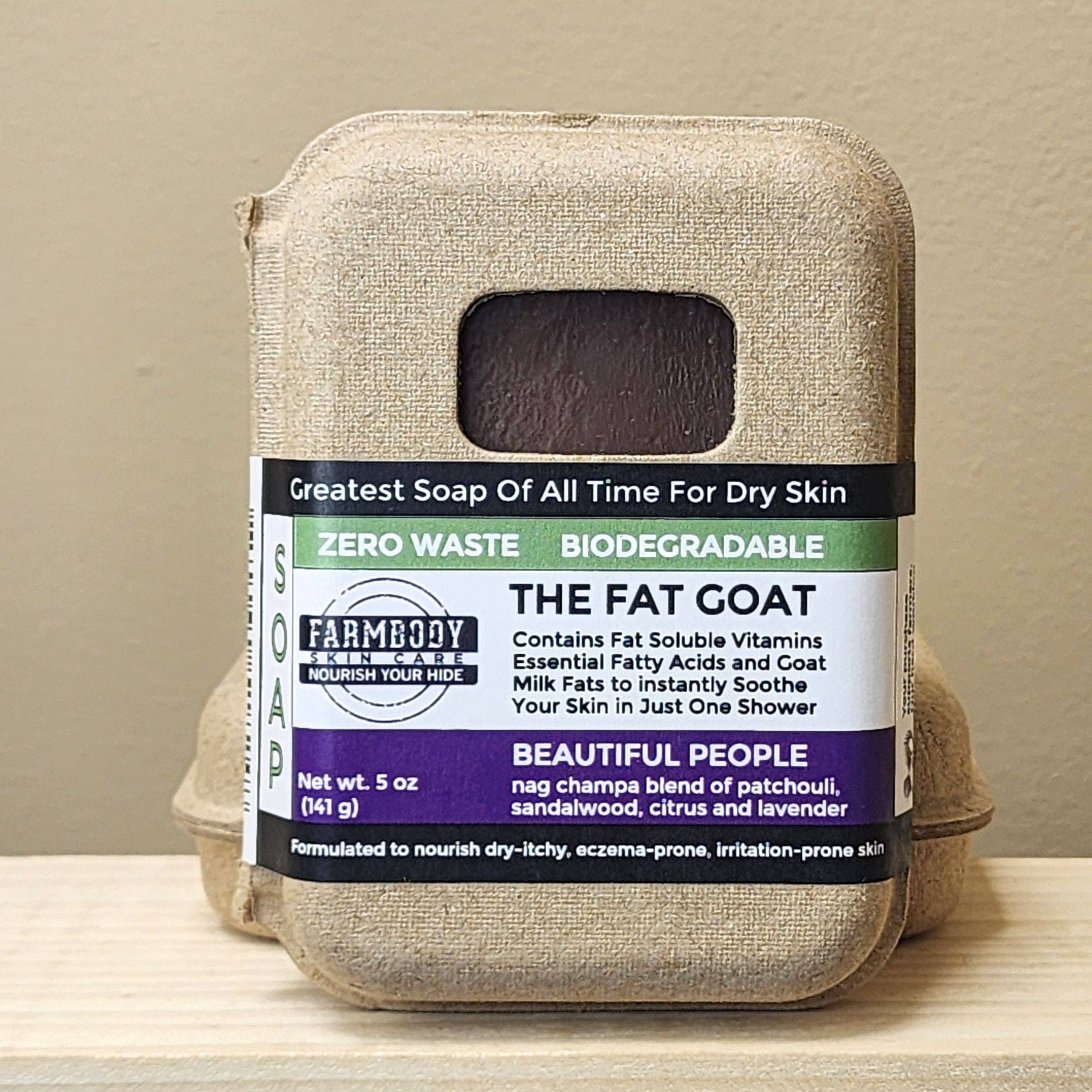 Farmbody Skin Care - Venta al por mayor Pastilla de jabón - The Fat Goat | El mejor jabón de leche de cabra y sebo para eccema y piel irritada10