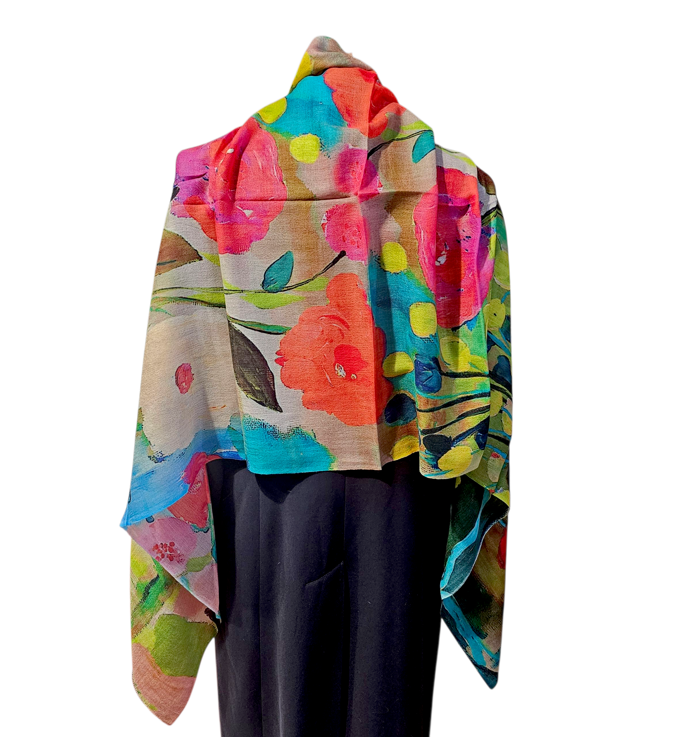 Happy Lona - Wholesale Scarf - Women's - Botanic Blush12