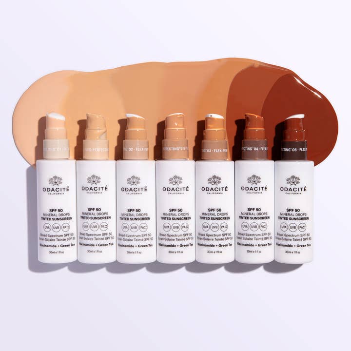 Odacité - Wholesale Sunscreen - SPF 50 Mineral Drops Tinted Sunscreen