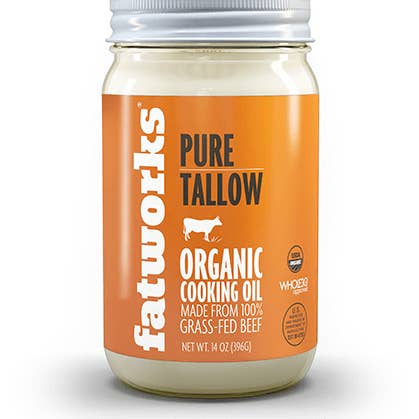 Fatworks - Wholesale Cooking Oil - Organic Grass Fed Tallow 14 OZ0