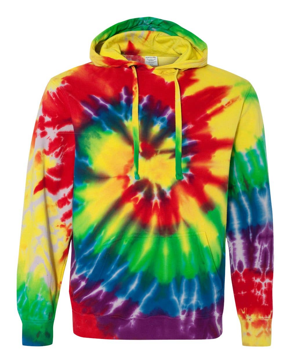 Lucky Avocado - Wholesale Hoodie - Women's - Multi-Color Spiral Hooded Tie-Dyed Sweatshirt3