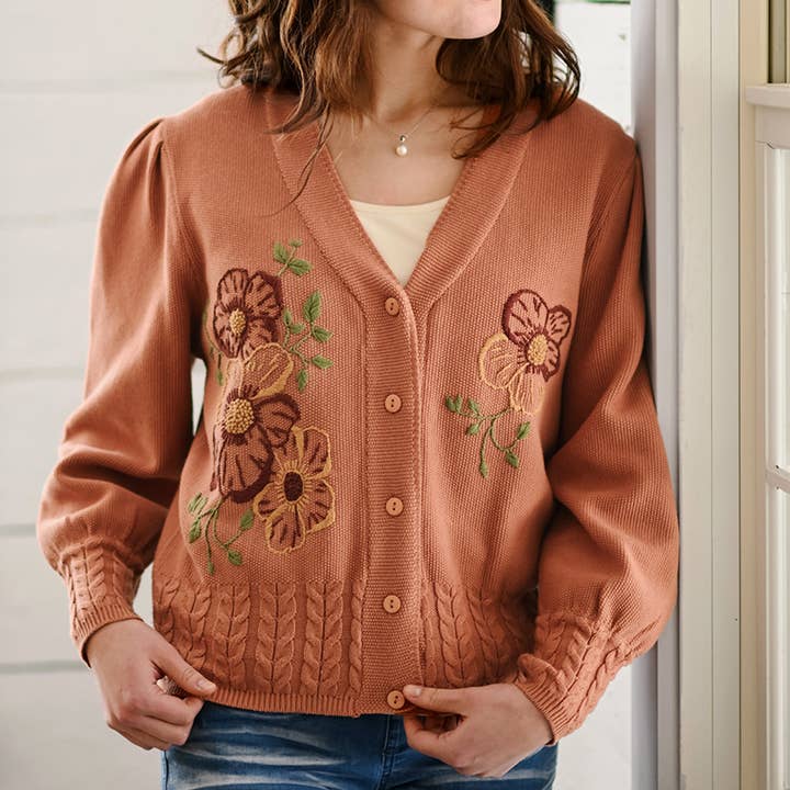 Maglione Pumpkin per la vendita all'ingrosso da parte di April Cornell Apparel