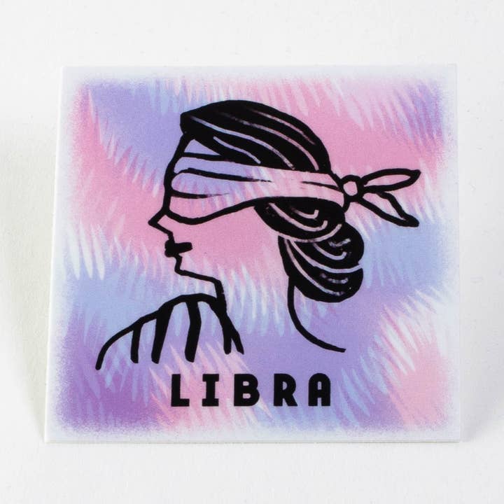 Libra Sticker for wholesale by Culture Flock
