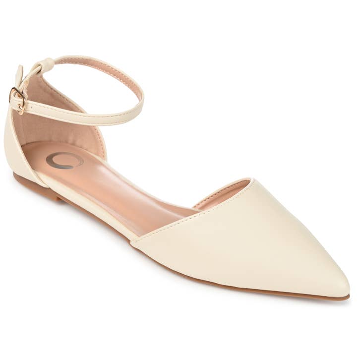 Journee - Wholesale Flats - Women's - Reba D'Orsay Flats In Faux Leather