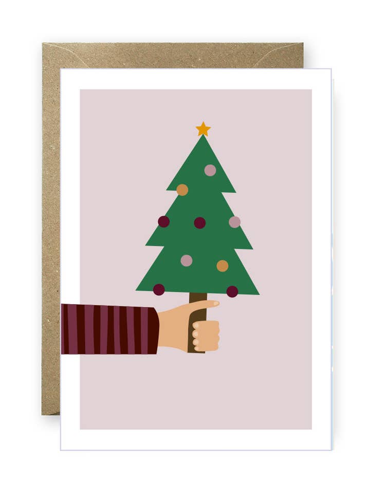 Christbaumstrauss Postkarte 19195 (Copy) for wholesale by Linienwerk