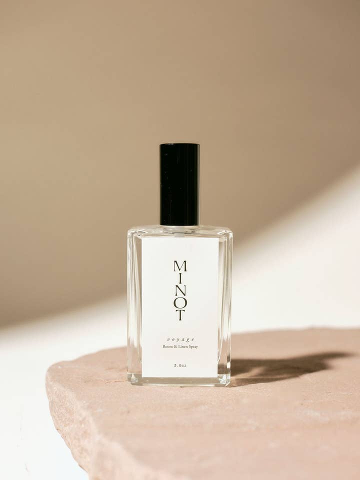 Voyage - Luxury Non-toxic Room & Linen Spray, 3.5 oz. for wholesale by Minot