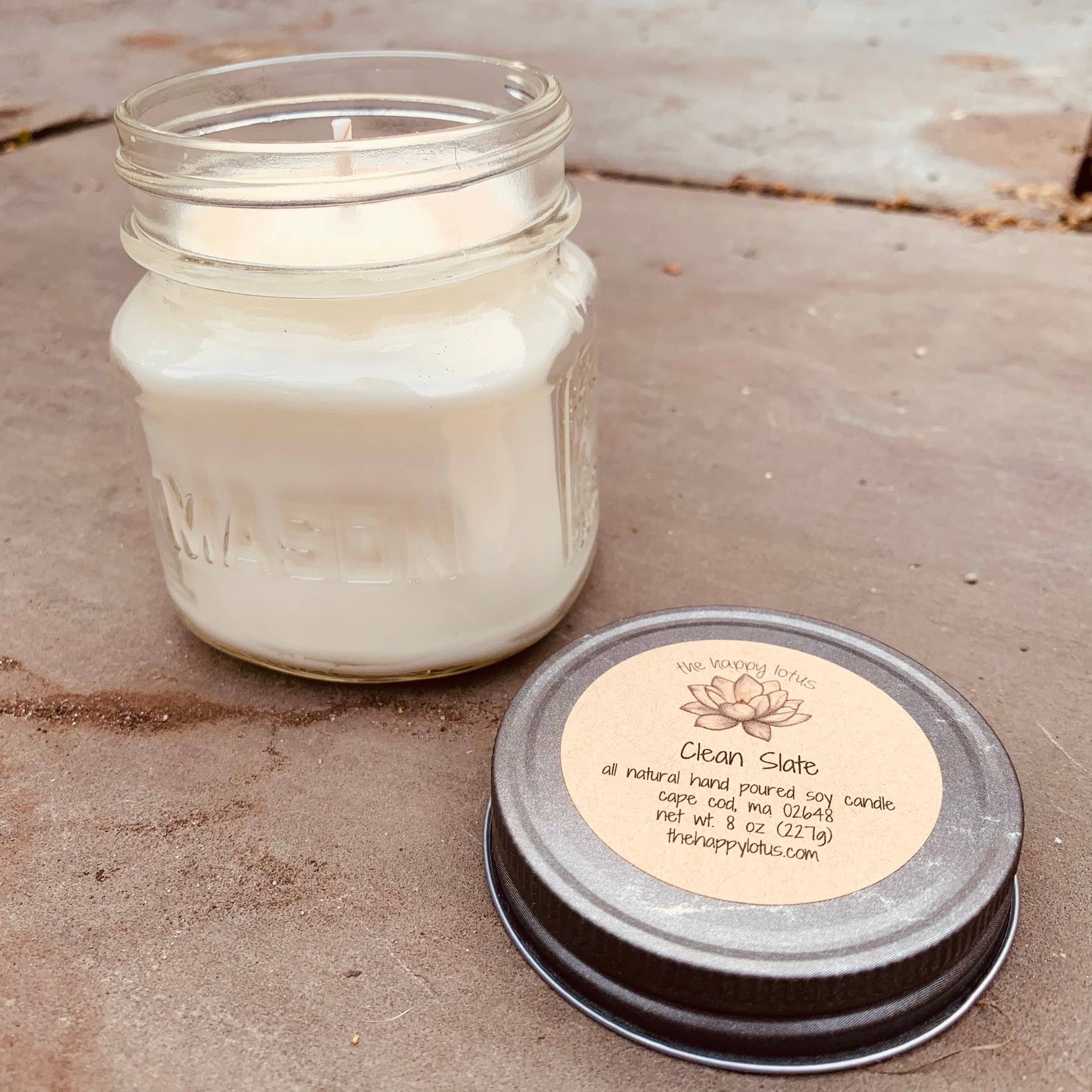 The Happy Lotus - Wholesale Jar/Filled Candle - Clean Slate Candles3