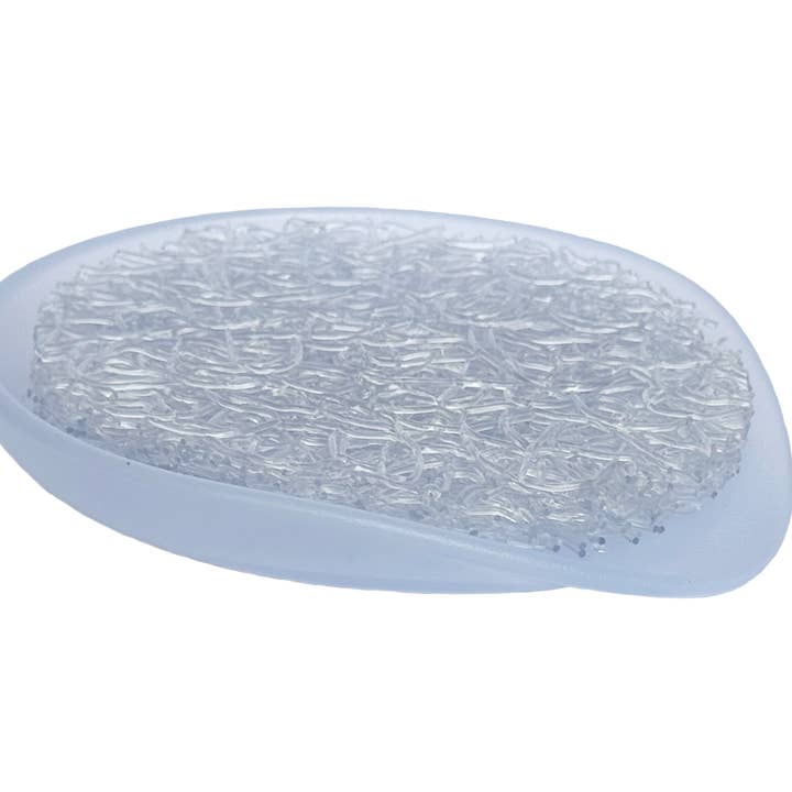 Round Soap DISH SET w/ Soap Lift - Crystal for wholesale by Soap Lift