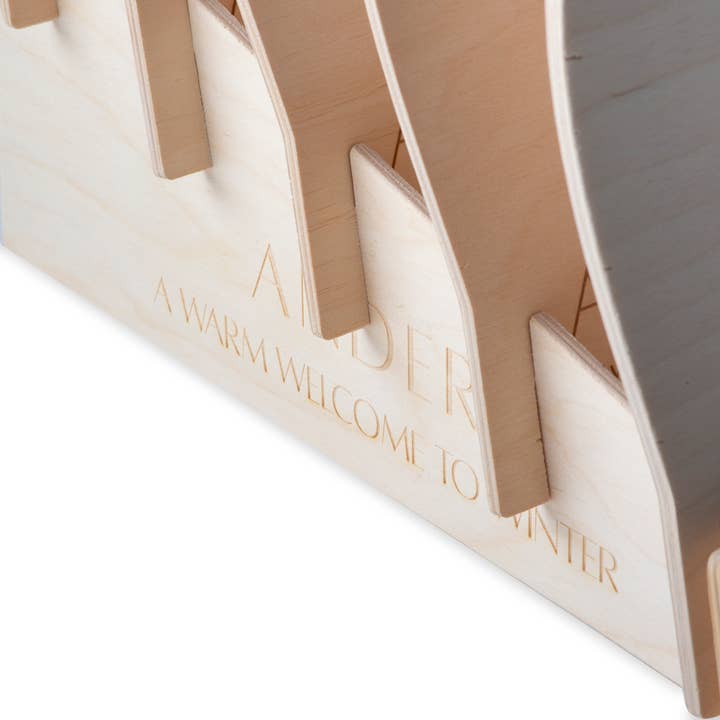 Ander - Wholesale Retailer Display - Accessories - Wooden Beanie Display Stand – Branded Winter Hat Holder3