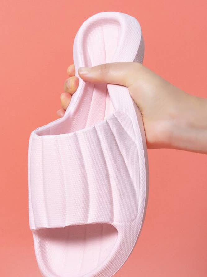 UNISHE - Wholesale Slippers – Women's - Plain EVA Thick Sole Soft Slippers ZK12651