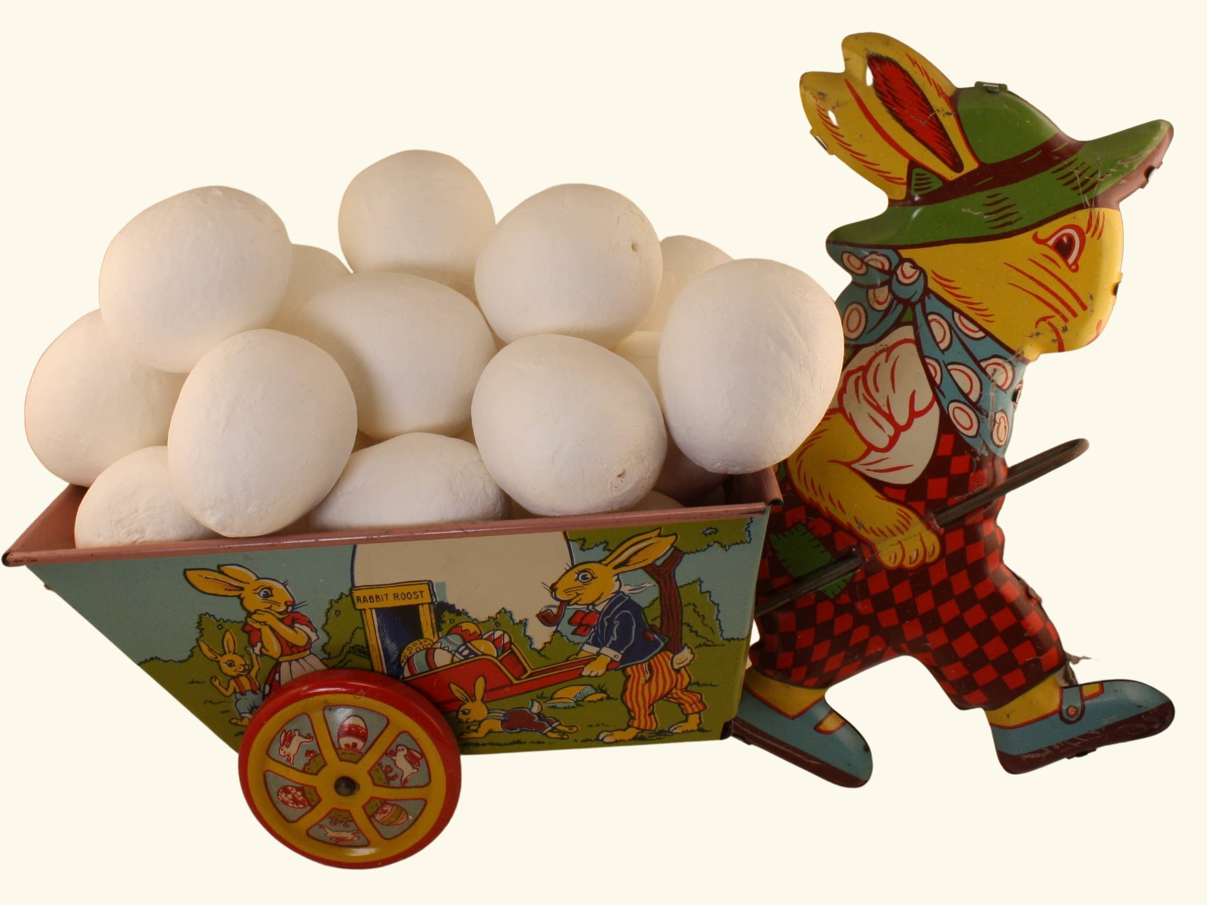   Large White Spun Cotton Eggs, 6-Pack for wholesale on Faire4