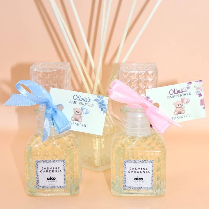 alCo Candles - Wholesale Reed Diffuser - Personalized Baby Shower Party Favors - Reed Diffusers | Baby Girl2