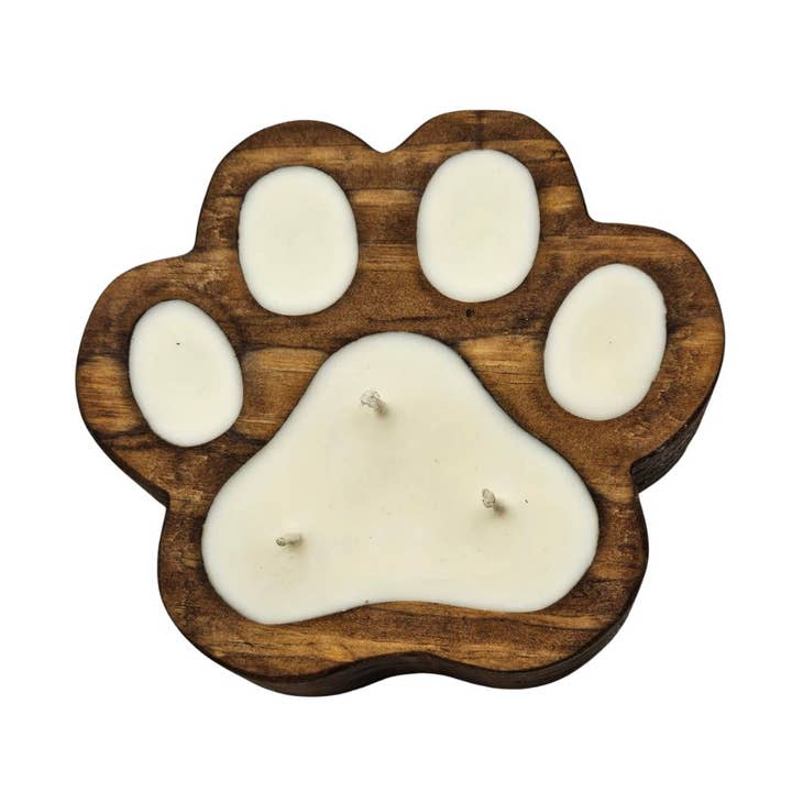 Soy Candle - Midnight Peony - Dough Bowl Paw Print for wholesale by Made by Michelle Candles