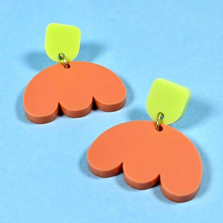 Tipsy Tulip Earrings for wholesale by Crafted