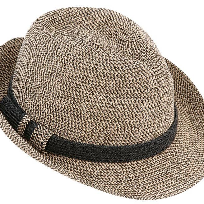 Jeanne Simmons Accessories - Wholesale Fedora - Women's - Soft Paper Braid Fedora 8337 Hat Spring