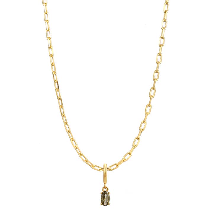 August Birthstone halsketting voor wholesale door Gold Trip