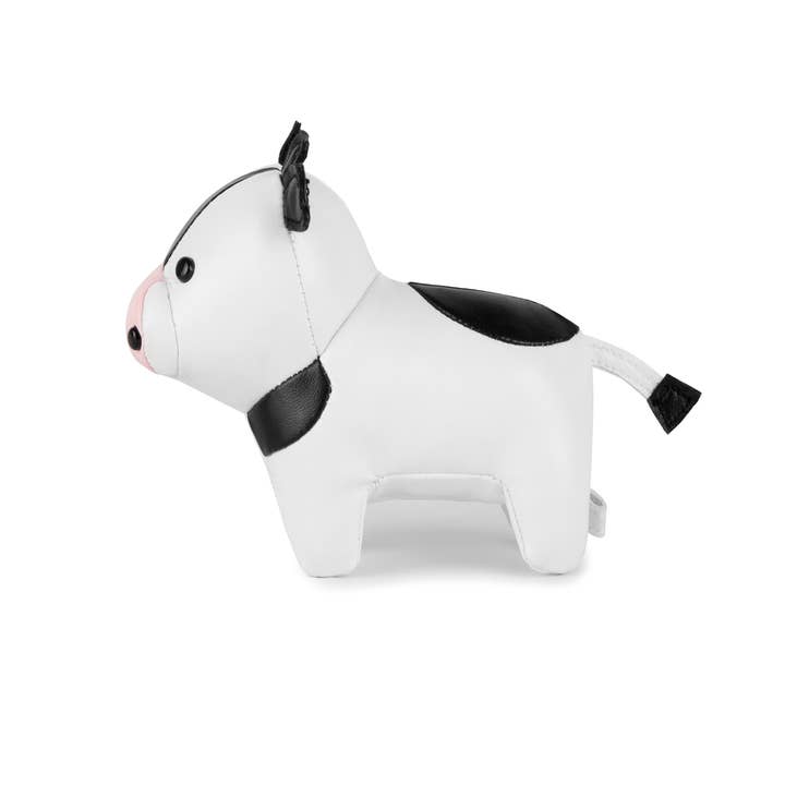 PJM Distributions - Wholesale Stuffed/Plush Toy - Kids & Baby - Little Big Friends | Tiny Friends - Cow | Plush Rattle Toy