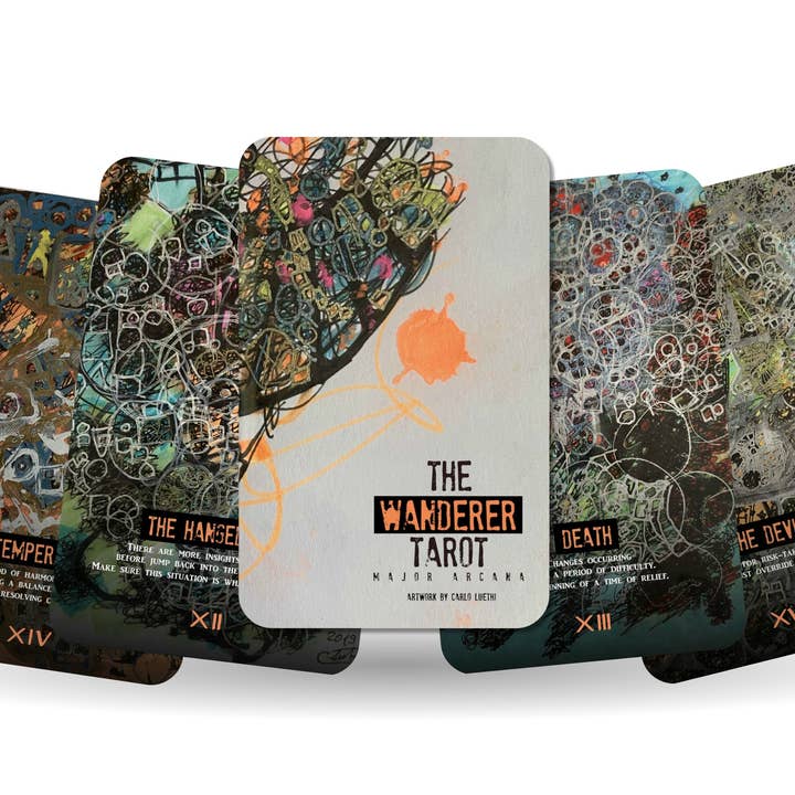 I Tarocchi del Viandante - Tarocchi dell'arte svizzera - Arcani maggiori - Carlo per la vendita all'ingrosso da parte di Ibiza Tarot USA