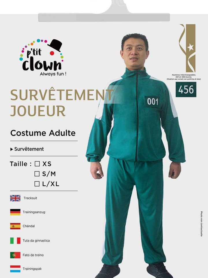 Chándal Jugador - Azul - L/XL para venta al por mayor de P'tit Clown