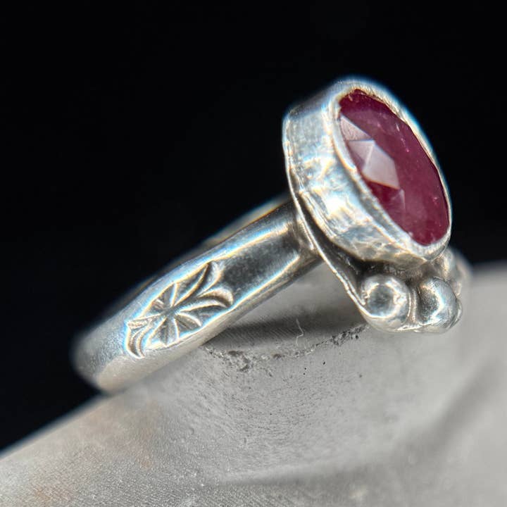 Wild Wren Adornments - Wholesale Single Stone/Solitaire Ring - Savage Ruby Ring2