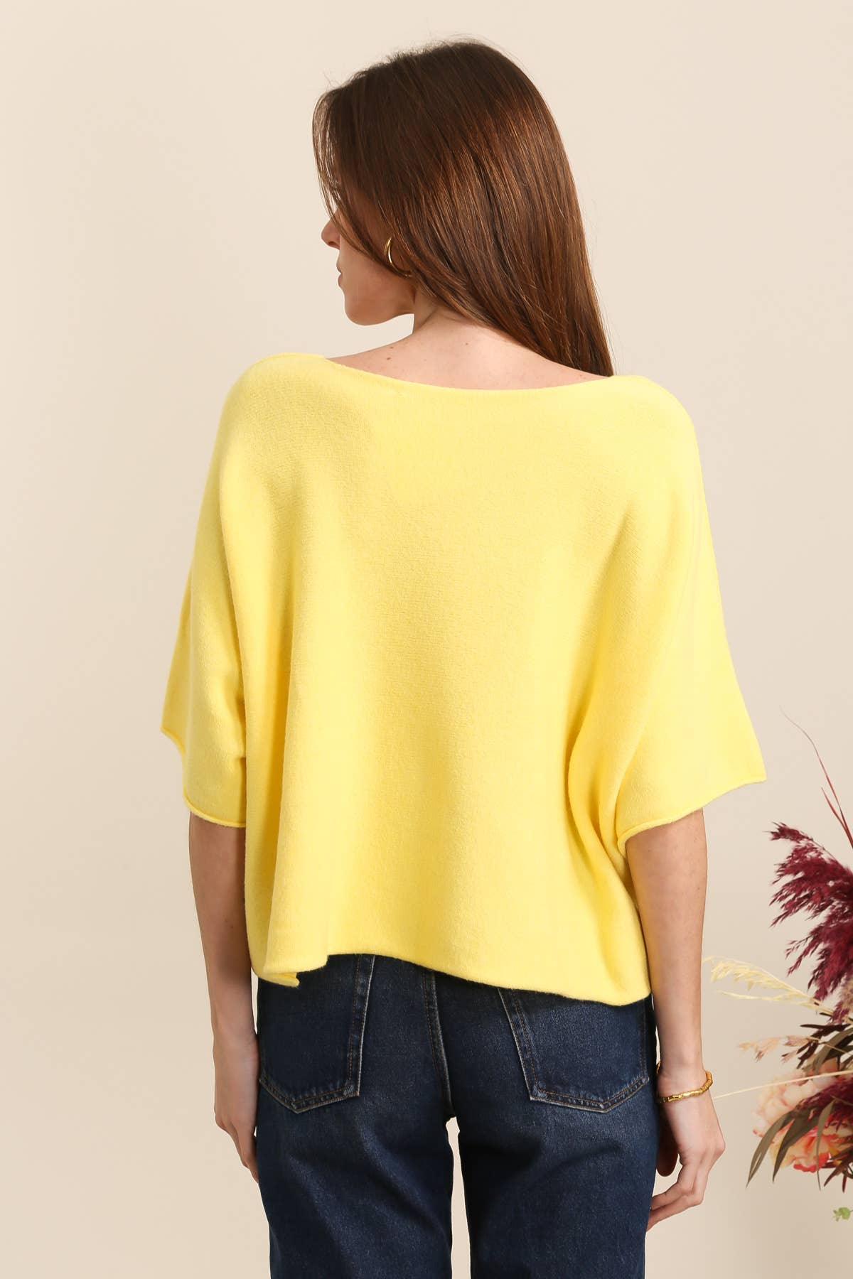 Lucky Nana – Großhandel Strickpullover – Damen – AH 2201 - Poncho-Pullover11