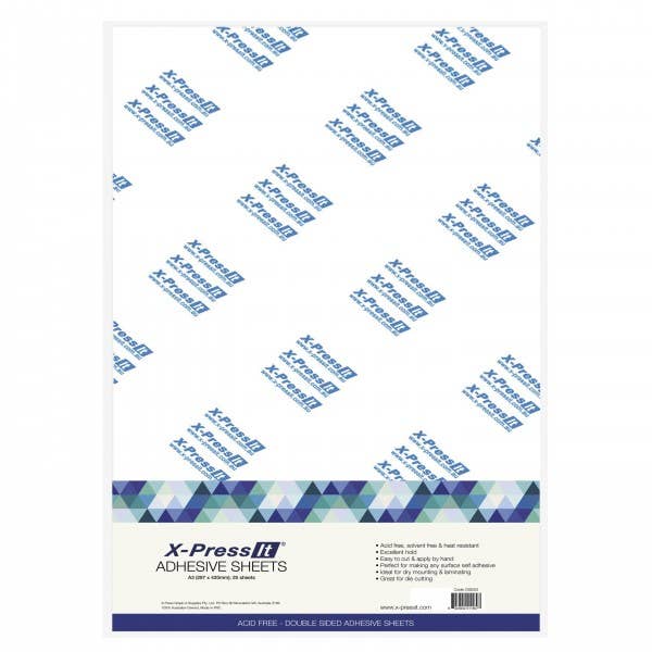 Transotype - Wholesale Craft Supplies - X-Press It Mounting Adhesive Film, Double-Sided