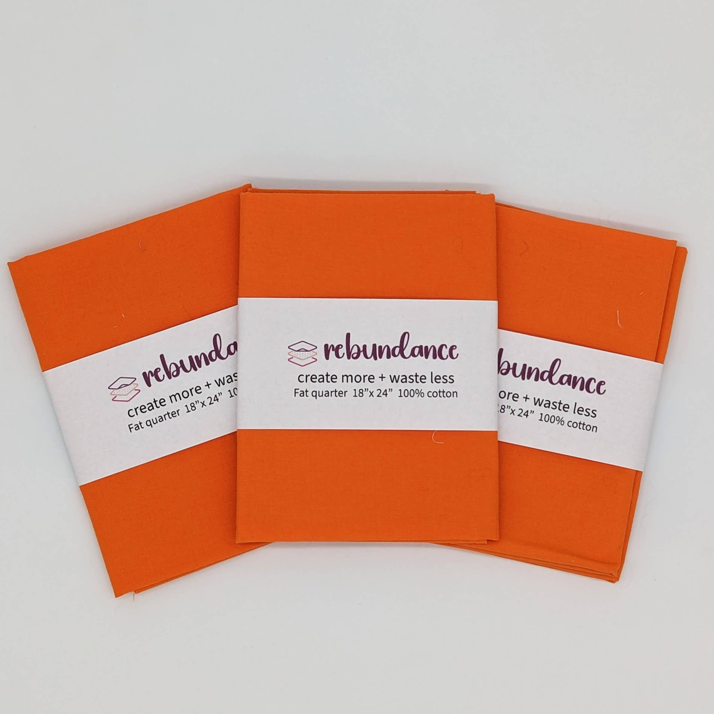 Rebundance LLC - Wholesale Fabric - Quarter Yard Fabric - Autumn Solids - Upcycled - Case of 125