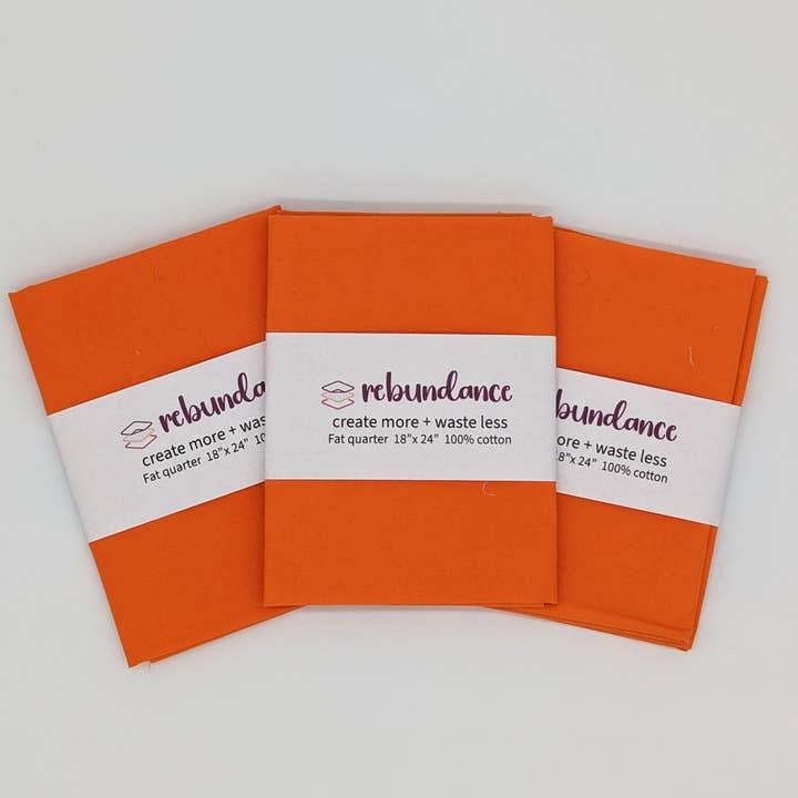 Rebundance LLC - Wholesale Fabric - Quarter Yard Fabric - Autumn Solids - Upcycled - Case of 125
