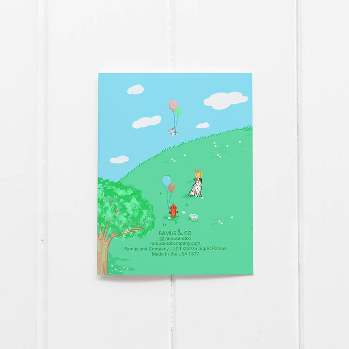 Ramus & Co. - Wholesale Birthday Card - Dog Party Greeting Card2