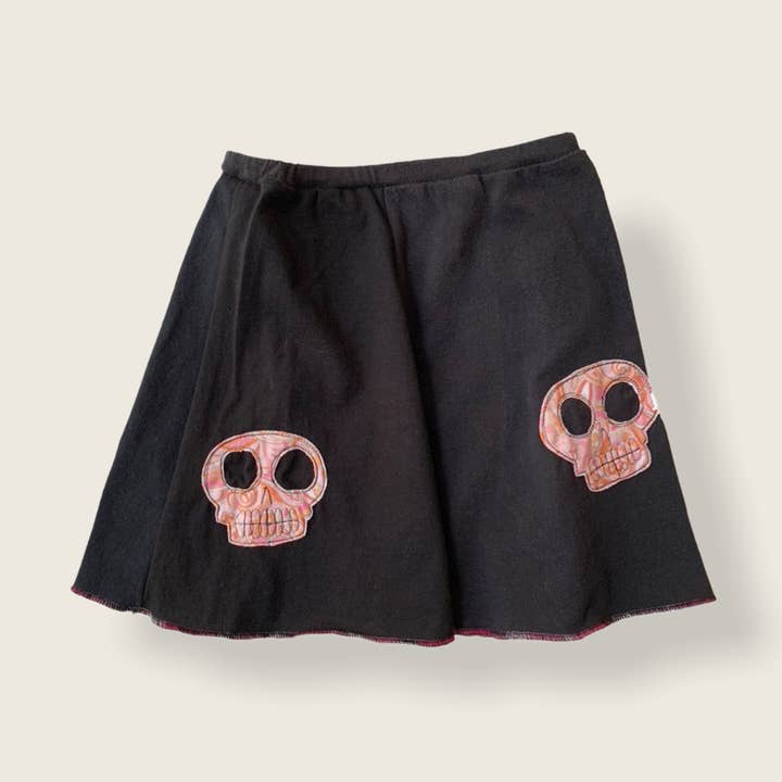 Børn Applique Skirt-Skull for engroshandel hos Sardine Clothing Co.