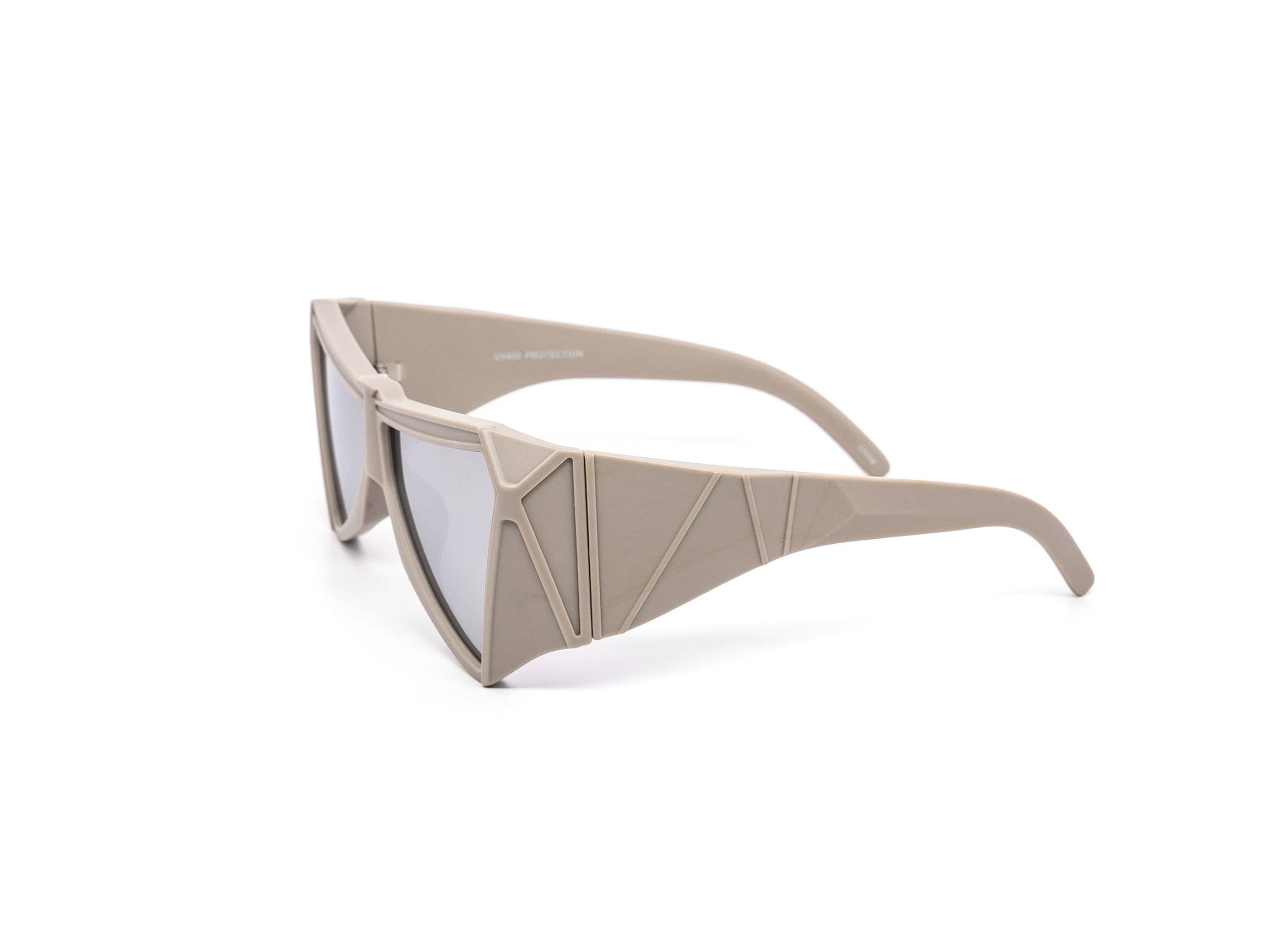 Still Friday - Wholesale Sunglasses - Unisex - Oversized Cyberpunk Super Triangle Sunglasses9