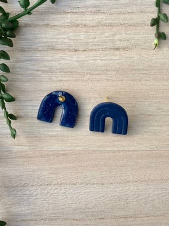 Gloria Arch Studs for wholesale by Clay Bae Designs