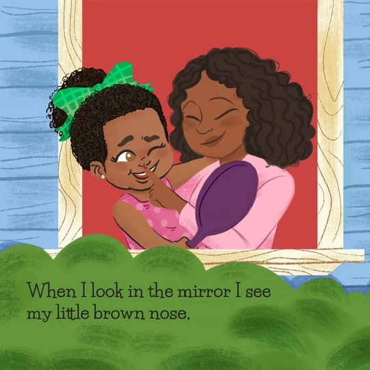 Hey Carter! Books - Wholesale Early Reader Book (6-8) - My Brown Skin (Soft cover/ Girl Version)2