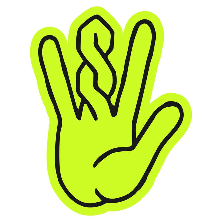 S Thing Sticker™ - HAND for wholesale by The S Thing