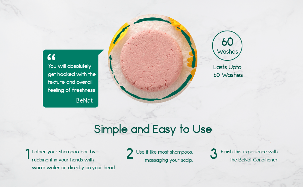 BeNat - Wholesale Shampoo Puck/Solid Shampoo - All-Natural Shampoo Bar. Plastic-Free.4