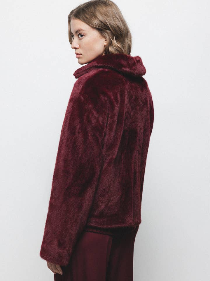 Lanidor - Wholesale Coat - Women's - Faux Fur Coat (425288-34)3