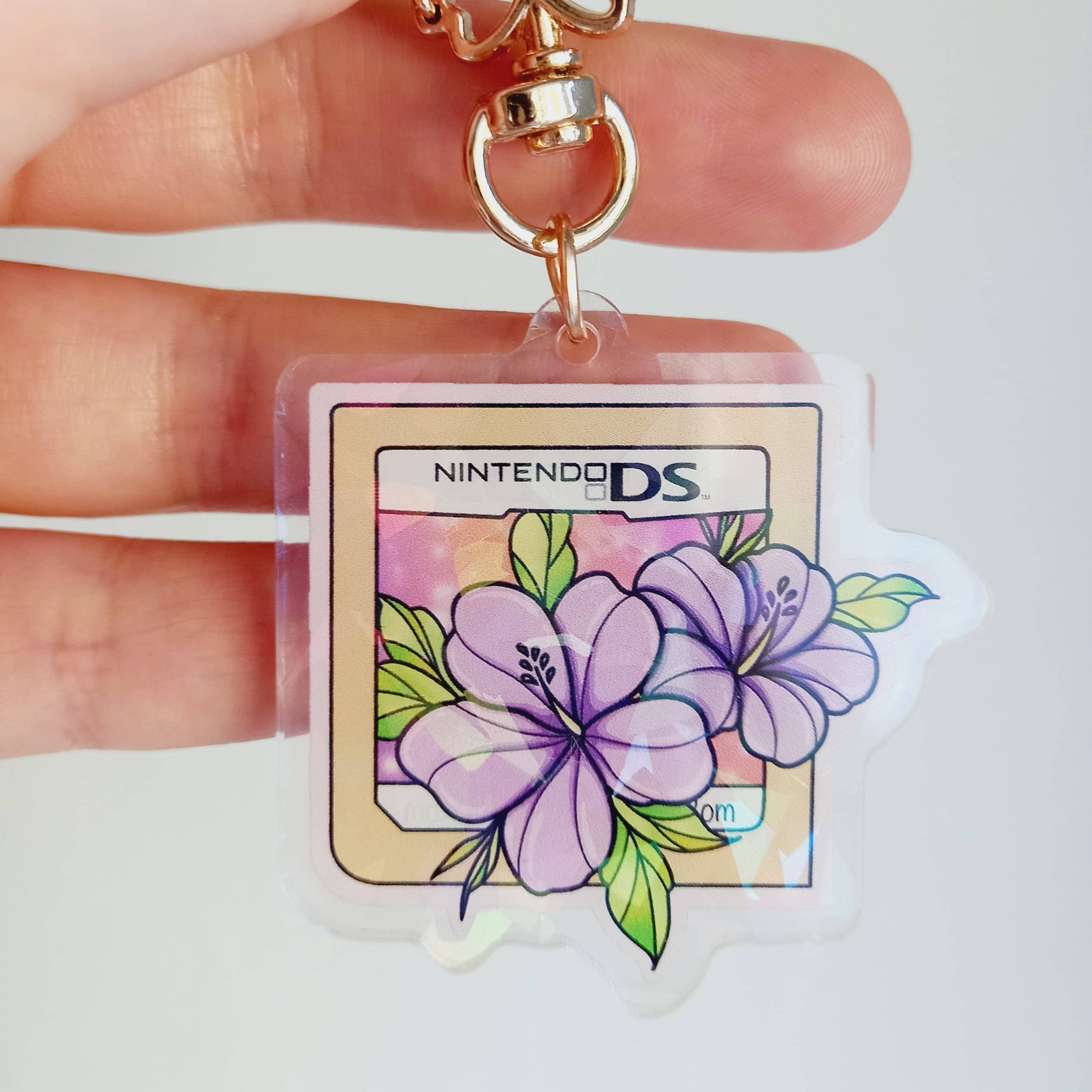 Arthelios Studio - Wholesale Keychain - Women's - “Floral Rom DS” Acrylic Keychain6