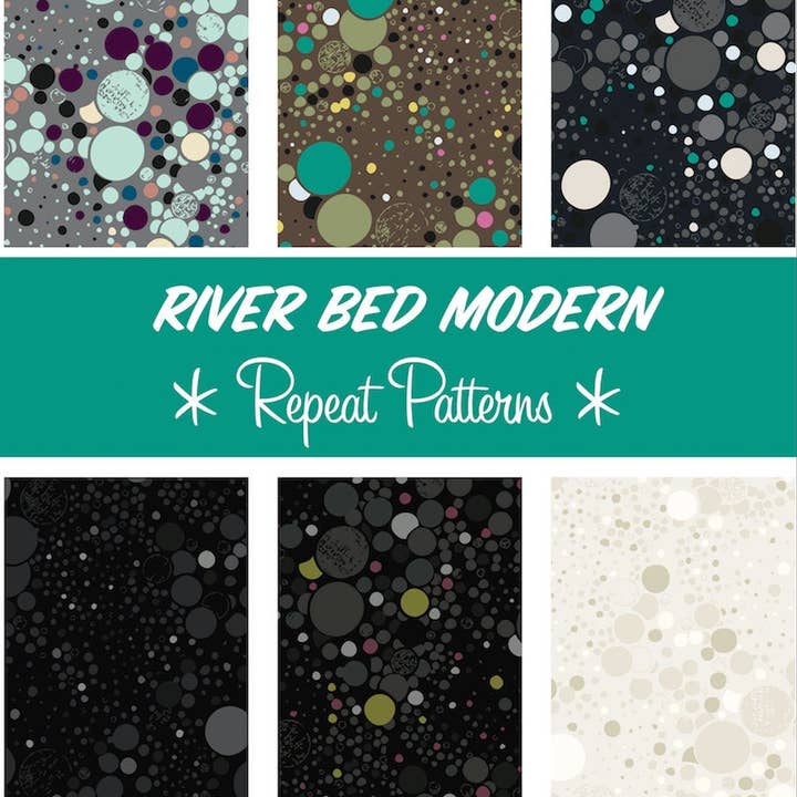 Motif de lit de rivière moderne pour la vente par Quincy Ray