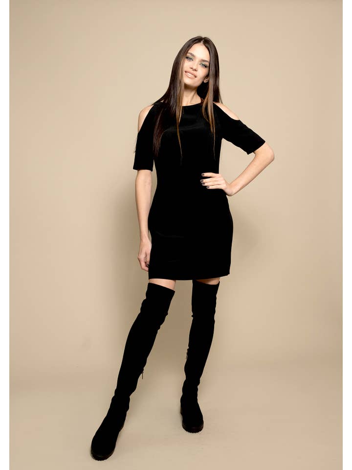 Deimos Shoes - Vendita all'ingrosso Stivali - Donna - Stivali sopra il ginocchio, stivali alti, stivali alti effetto scamosciato, ah4