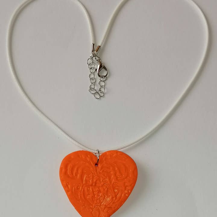 Barock orange hjärta set för wholesale av Blue Moon Bijoux