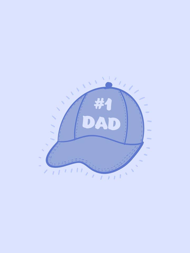 #1 Dad Card for wholesale by Good Life Art Press