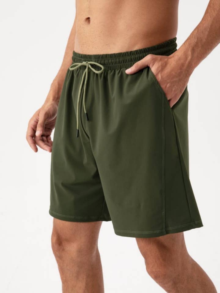 Active by Anna-Kaci - Wholesale Athletic shorts – Men's - Lightweight Athletic Training Shorts with Elastic Waistband11